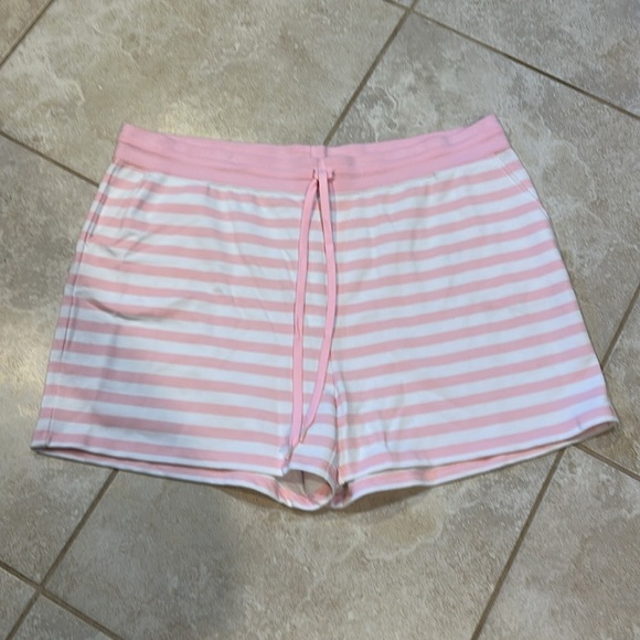 NWT! Draper James Natalie Knit Shorts Pink Awning Stripe 3X plus - Picture 2 of 7